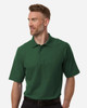 Harriton M105 Men's Maverick CVC Pique Polo | Dark Green