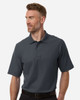 Harriton M105T Men's Tall Maverick CVC Pique Polo | Dark Charcoal