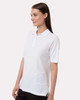 Harriton M105W Women's Maverick CVC Pique Polo | White