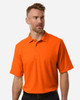 CORE365 CE106 Men's Resolve CVC Performance Pique Polo | Campus Orange