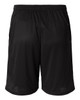 Champion S162 Unisex Polyester Mesh 9" Shorts with Pockets | Black