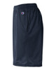 Champion S162 Unisex Polyester Mesh 9" Shorts with Pockets | Navy