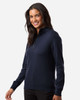Devon & Jones  DG446W Women's New Classics Quarter-Zip Sweater | Navy