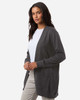 Devon & Jones  DG447W Women's New Classics Open Cardigan Sweater | Graphite