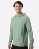 North End NE729 Men's Spirit Textured Hooded Pullover | Sage Green Heather