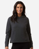 NE729W North End Women's Spirit Textured Hooded Pullover | Black Heather