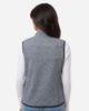 North End NE731W Women's Jasper Jacquard Fleece Vest | Classic Navy/ White North End NE731W Women's Jasper Jacquard Fleece Vest | Classic Navy/ White