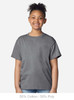 3000B Gildan Youth Light Cotton T-Shirt | Graphite Heather