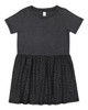 Rabbit Skins 5333 Toddler Fine Jersey Dress | Vintage Smoke/ Black Leopard