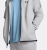 Under Armour 1379806 Men's Unstoppable Fleece Full-Zip | Mod Grey/ Black