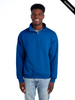Clearance - JERZEES 995MR Nublend® Cadet Collar Quarter-Zip Sweatshirt | Royal