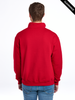 Clearance - JERZEES 995MR Nublend® Cadet Collar Quarter-Zip Sweatshirt | True Red