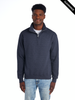 Clearance - JERZEES 995MR Nublend® Cadet Collar Quarter-Zip Sweatshirt | Vintage Heather Navy