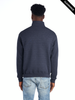 Clearance - JERZEES 995MR Nublend® Cadet Collar Quarter-Zip Sweatshirt | Vintage Heather Navy