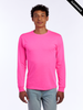 Clearance - JERZEES 29LSR Dri-Power® Long Sleeve 50/50 T-Shirt | Neon Pink