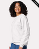 Clearance - Jerzees IC48MR Unisex Ultimate ™ CVC Ring-Spun Sweatshirt | White