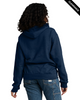Clearance - Jerzees IC49MR Unisex Ultimate ™ CVC Ring-Spun Hooded Sweatshirt | Indigo Heather