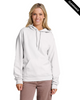 Clearance - Jerzees IC49MR Unisex Ultimate ™ CVC Ring-Spun Hooded Sweatshirt | White