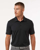 Adidas  A704 Men's Textured Stripe Polo | Black