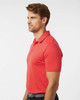 Adidas  A704 Men's Textured Stripe Polo | Bright Red