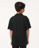 AllPro 41800Y Youth Pro-Lock Performance Polo | Black