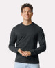 Gildan 64440CVC Unisex Softstyle® CVC Long Sleeve T-Shirt | Pitch Black Mist