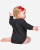 Rabbit Skins 3421 Infant Fleece Bodysuit | Black