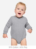 Rabbit Skins 3421 Infant Fleece Bodysuit | Heather