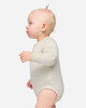 Rabbit Skins 3421 Infant Fleece Bodysuit | Natural Heather