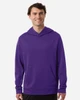 Team 365 TT400 Unisex Squad Hooded Tech Fleece Pullover | Sport Purple