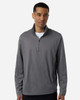 Team 365 TT401 Unisex Squad Cadet Quarter-Zip Tech Fleece Pullover | Sport Graphite