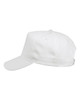 Valucap 8869 Five Panel Cap | White