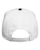 Valucap 8869 Five Panel Cap | White/ Black