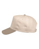 Valucap 8869 Five Panel Cap | Natural/ Khaki