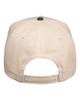 Valucap 8869 Five Panel Cap | Natural/ Charcoal
