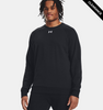 Clearance - Under Armour 1379755 Men's Rival Fleece Sweatshirt | Black/White