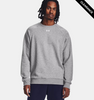 Clearance - Under Armour 1379755 Men's Rival Fleece Sweatshirt | Castlerock Light Heather/White