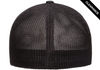Clearance - Flexfit 6511 Mesh Trucker Cap | Black