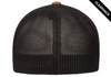 Clearance - Flexfit 6511 Mesh Trucker Cap | Caramel/ Black