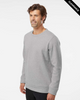 Clearance - Adidas A434 Fleece Crewneck Sweatshirt | Grey Heather