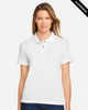 Clearance - Harriton M200W Ringspun Cotton Pique Short Sleeve Polo Shirt | White