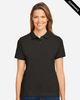 Clearance - Harriton M200W Ringspun Cotton Pique Short Sleeve Polo Shirt | Black