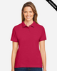 Clearance - Harriton M200W Ringspun Cotton Pique Short Sleeve Polo Shirt | Red