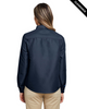 Clearance - Harriton M580LW Ladies' Key West Long-Sleeve Performance Staff Shirt | Navy