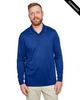 Clearance - Harriton M348LT Men's Tall Advantage Long Sleeve Snag Protection Plus IL Polo | True Royal
