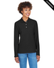 Clearance - Devon & Jones D110W Pima Pique Long Sleeve Polo Shirt | Black