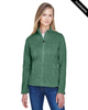 Clearance - Devon & Jones DG793W Ladies' Bristol Full-Zip Sweater Fleece Jacket | Forest Heather