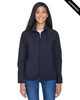 Clearance - North End 78034 Ladies' Three-Layer Fleece Bonded Soft Shell Jacket | Midnight Navy