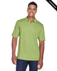 Clearance - North End 88632 Men's Recycled Polyester Performance Pique Polo Shirt | Cactus Green