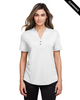 Clearance - North End NE100W Ladies' Jaq Snap-Up Stretch Performance Polo | White